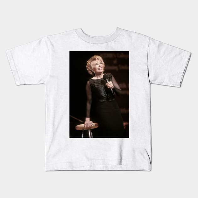 Joan Rivers Photograph Kids T-Shirt by Concert Photos